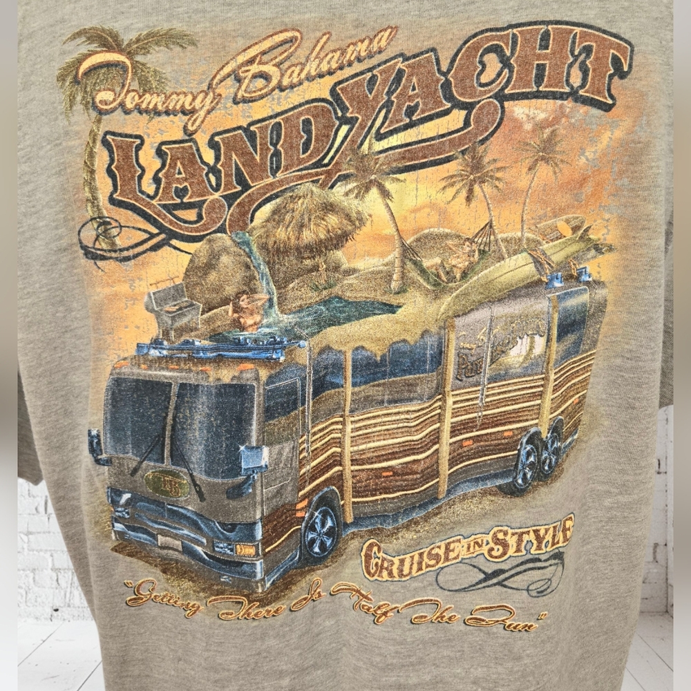 Tommy Bahama Relax Landyacht Cruise in Style Graphic SS Tee SZ XL